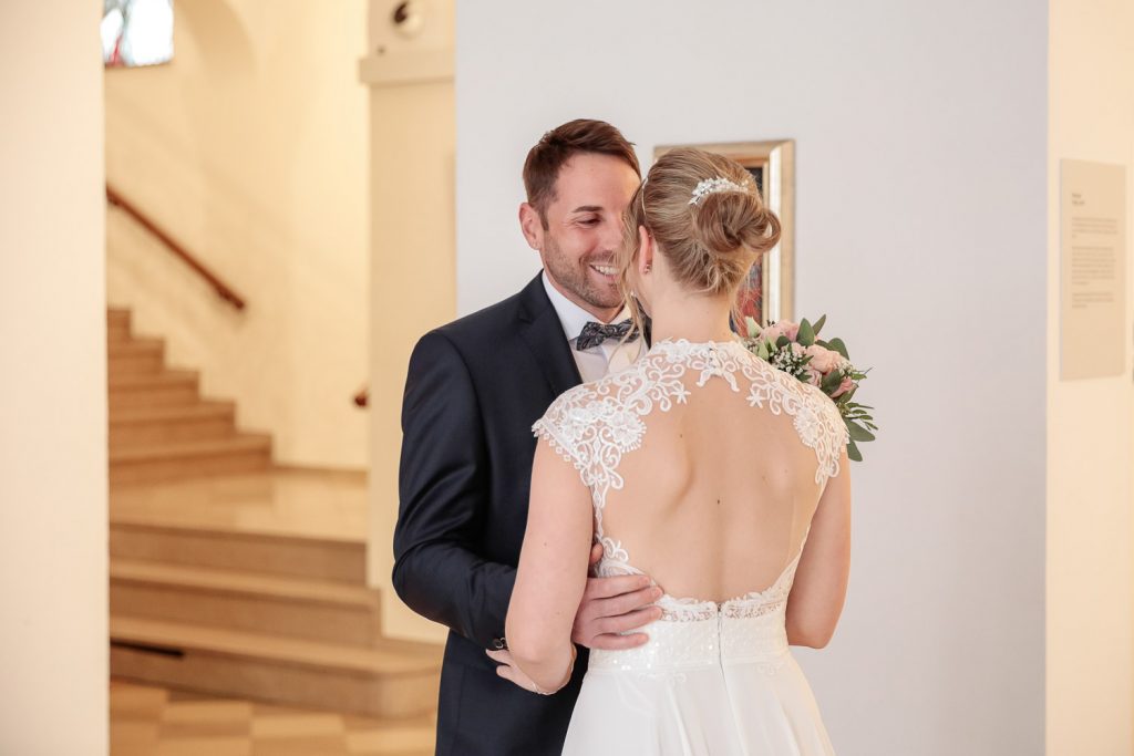 Hochzeit, Brautpaar, First Look, Novemberhochzeit, Hochzeitsfotograf Wittlich, Andrea Schenke Photography