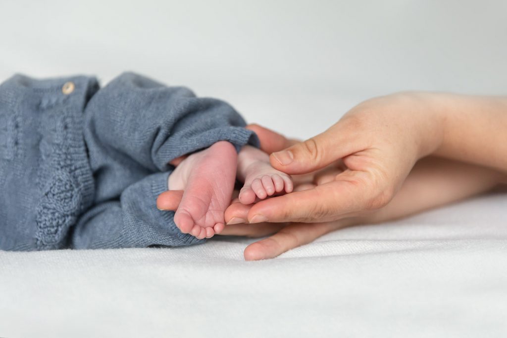 Newbornshooting, Füße, Baby, Andrea Schenke Photography, Fotograf Wittlich