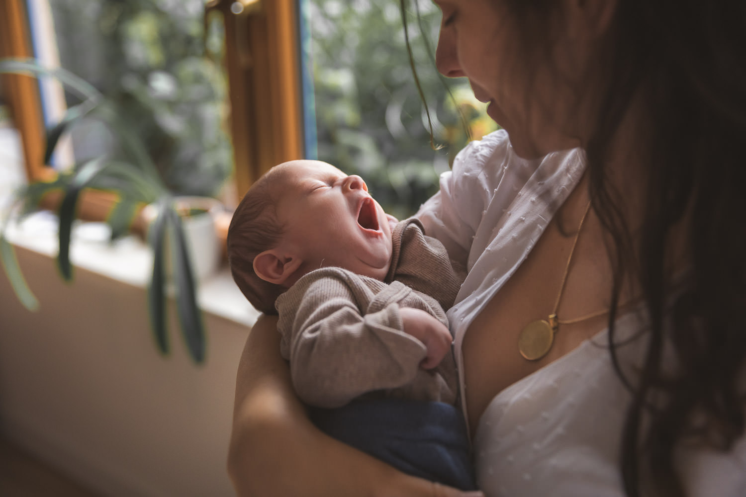 Newbornshooting, Baby und Mutter, Andrea Schenke Photography, Fotograf Wittlich